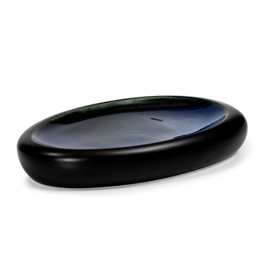 Oval plate 12 | 31 cm - Black