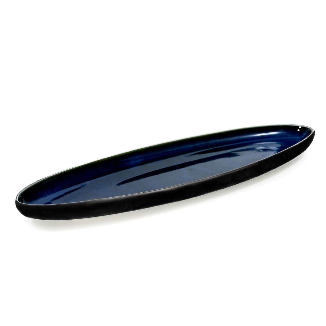 Oval plate 14 | 36 cm - Black