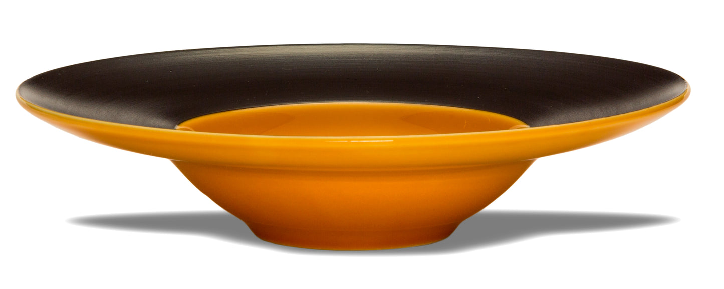 Orange pasta bowl Ø 24 cm