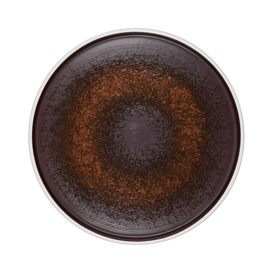 Rusty reactive bread plate Ø18 h2 cm