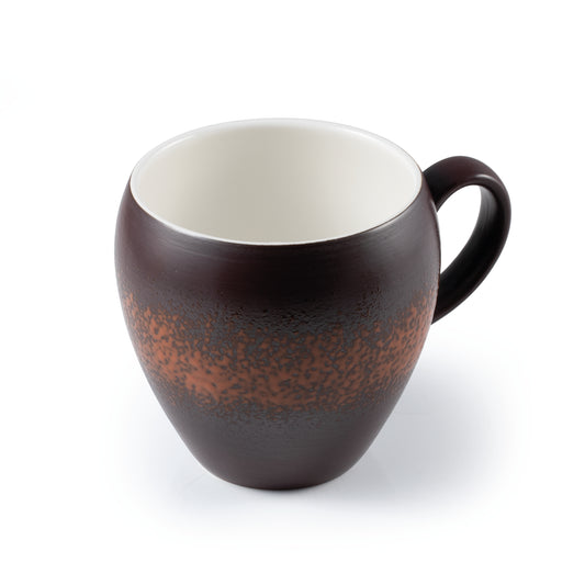 Rusty reactive mug 45cl -10,5x13,5 h10 cm