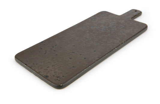 Brown chopping board with rusty reactive dots 5cm